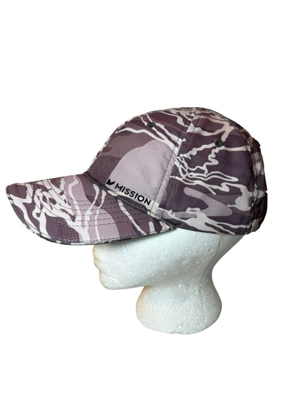 MISSION Violet/Purple Camo Running cap